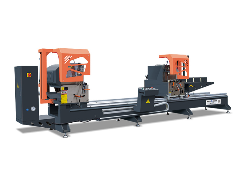 ZJW-CNC-500/550 × 4200 aluminum profile high-efficiency 45 ° CNC special cutting saw (external swing
