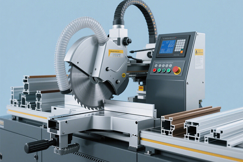 Broken bridge aluminum door and window processing equipment, zhenfei machine, door and window proces